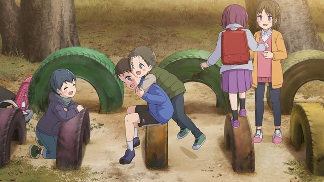廃校の小学校グラウンド